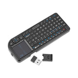 Rii K01V3 Mini Wireless Keyboard with Backlight Laser Pointer Multimedia For TV, Computer