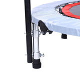 40" Fitness Handrail Trampoline Adults Kid Jumping Exercise Aerobic Bouncer