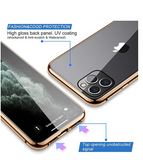 magnetic adsorption protective case front and rear tempered glass full-screen coverage single-piece clamshell protective case  for  iPhone 11 Pro Max  [supports wireless charging]