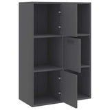 Storage Cabinet Gray 23.6"x11.6"x35.4" Chipboard