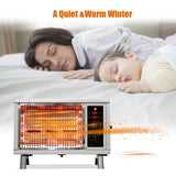 RH-02 ETL Portable Radiant Heater Indoor Space Heater Rapid Heating with Adjustable Thermostat