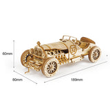 Robotime ROKR 3D Wooden Puzzle Toy Assembly Model Building Kits  Grand Prix Car