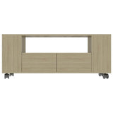 TV Cabinet Sonoma Oak 47.2"x11.8"x16.9" Chipboard