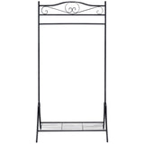 Clothing Rack Black Steel