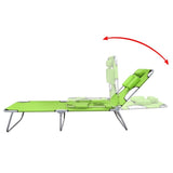 Beach loungers, sunloungers, patio loungers, and retractable deck chairs can hold up to 300 pounds