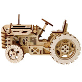 Robotime ROKR DIY 3D Wooden Puzzle Mechanical Gear Drive Tractor