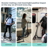 iScooter i9Max  Electric Scooter  high performance battery 10Ah 500W 35km/h fast speed  Foldable Adult