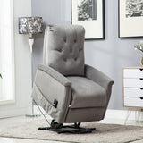 Power Lift Recliner Chair, Comfortable Velvet Fabric, Power Reclining Chair-Support Pickup