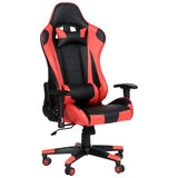 Free shipping Gaming Chair Office Chair High Back Computer Chair PU Leather Desk Chair PC Racing Executive Ergonomic Adjustable Swivel Task Chair with Headrest and Lumbar Support