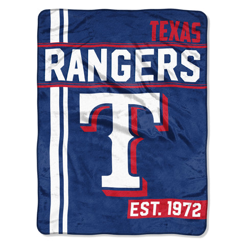 Rangers OFFICIAL Major League Baseball, "Walk Off" 46"x 60" Micro Raschel Throw by The Northwest Company