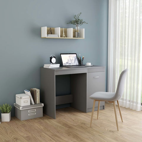 Desk Gray 39.4"x19.7"x29.9" Chipboard