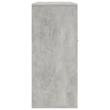 Sideboard Concrete Gray 34.6"x11.8"x27.6" Chipboard