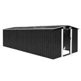 Garden Shed 101.2"x235"x70" Metal Anthracite