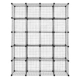 20 Cube Wire Metal Closet Organizer Bookcase Cabinet Wardrobe Storage Shelves