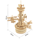 Robotime ROKR Music Box 3D Wooden Puzzle Game Assembly Model Building Kits