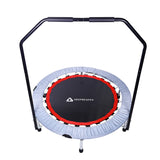 40" Fitness Handrail Trampoline Adults Kid Jumping Exercise Aerobic Bouncer