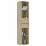 Book Cabinet Sonoma Oak 14.2"x11.8"x67.3" Chipboard