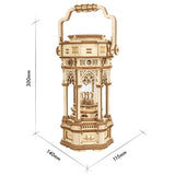 Robotime ROKR Music Box 3D Wooden Puzzle Game Assembly Model Building Kits