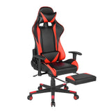 Gaming Chair Reclining Swivel With Lumbar Support & Butterfly Seat Plate