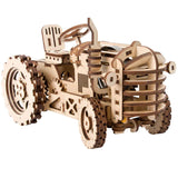 Robotime ROKR DIY 3D Wooden Puzzle Mechanical Gear Drive Tractor