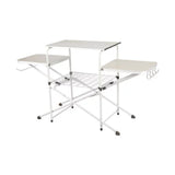 Camp Kitchen Cooking Stand with Three Table Tops