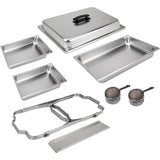 Foldable Frame Buffet Chafer Set; 8-Quart