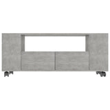 TV Cabinet Concrete Gray 47.2"x11.8"x16.9" Chipboard