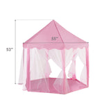 Princess Tent Girls Large Playhouse Kids Castle Play Tent with Star Lights