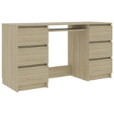 Writing Desk Sonoma Oak 55.1"x19.7"x30.3" Chipboard