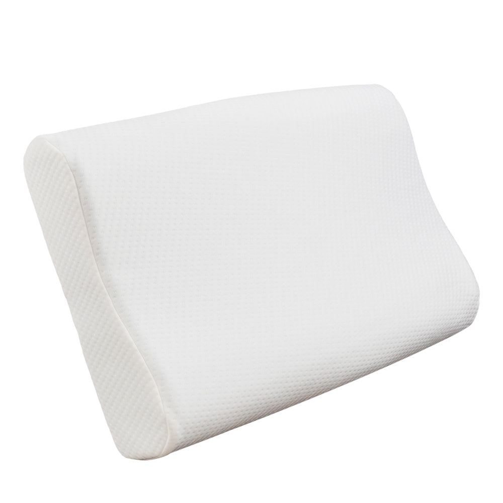 19.7x11.8x3/4" Memory Cotton High And Low Profile Pillow