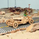 Robotime ROKR 3D Wooden Puzzle Toy Assembly Model Building Kits  Grand Prix Car