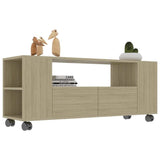 TV Cabinet Sonoma Oak 47.2"x11.8"x16.9" Chipboard