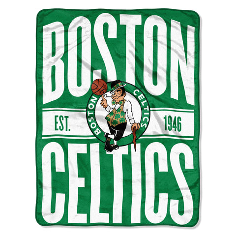 Celtics OFFICIAL "Clear Out" Micro Raschel Throw