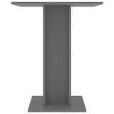 Bistro Table Gray 23.6"x23.6"x29.5" Chipboard