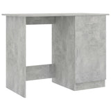 Desk Concrete Gray 39.4"x19.7"x29.9" Chipboard