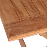 Folding Garden Table 47.2"x27.6"x29.5" Solid Teak Wood