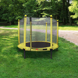 Game trampoline with net, 48 inch game trampoline with fence, mini indoor trampoline line