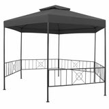 Garden Gazebo 10.6'x9'x8.7' Anthracite