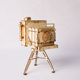 Robotime DIY Vintage Camera Toys 3D Wooden Puzzle