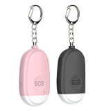 2Pcs USB Rechargeable 130dB Safety Personal Alarms Siren for Women Kids Elder