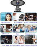 HD 1080P Webcam Noise Reducing Microphone Widescreen Rii RC100 USB Computer Desktop Camera for Video Calling