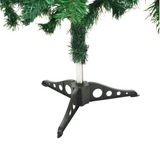 PE mix PVC high quality Christmas tree foldable metal stand  59.1"