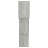 Cube Wall Shelves Concrete Gray 33.3"x5.9"x10.6" Chipboard