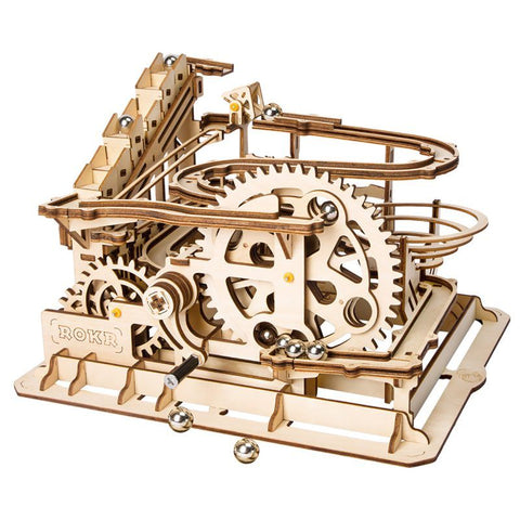 Robotime ROKR 3D Wooden Puzzle Marble Race Run Maze Balls Track Coaster Model Building Kits