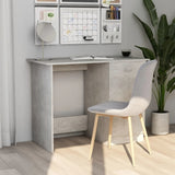 Desk Concrete Gray 39.4"x19.7"x29.9" Chipboard