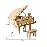 Robotime DIY Grand Piano Toys 3D Wooden Puzzle