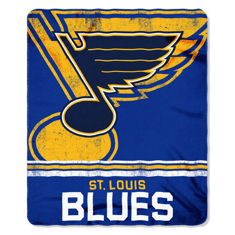 Blues OFFICIAL National Hockey League, "Fade Away" 50"x 60" Fleece Throw by The Northwest Company