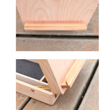 Portable Solid Beech Tabletop Wood Easel Drawing & Sketching Board with Storage Drawer