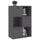 Storage Cabinet Gray 23.6"x11.6"x35.4" Chipboard