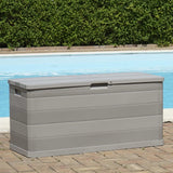 Garden Storage Box Gray 46.1"x17.7"x22"